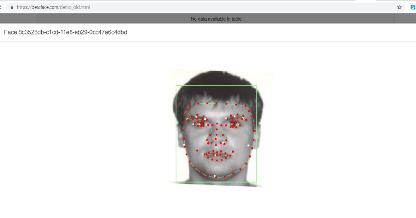 Betaface.com,  industrijski standardni softver za prepoznavanje lica kaže da ima 83% sličnosti, što daje vjerojatnost da su ista osoba od samo 2,8%.